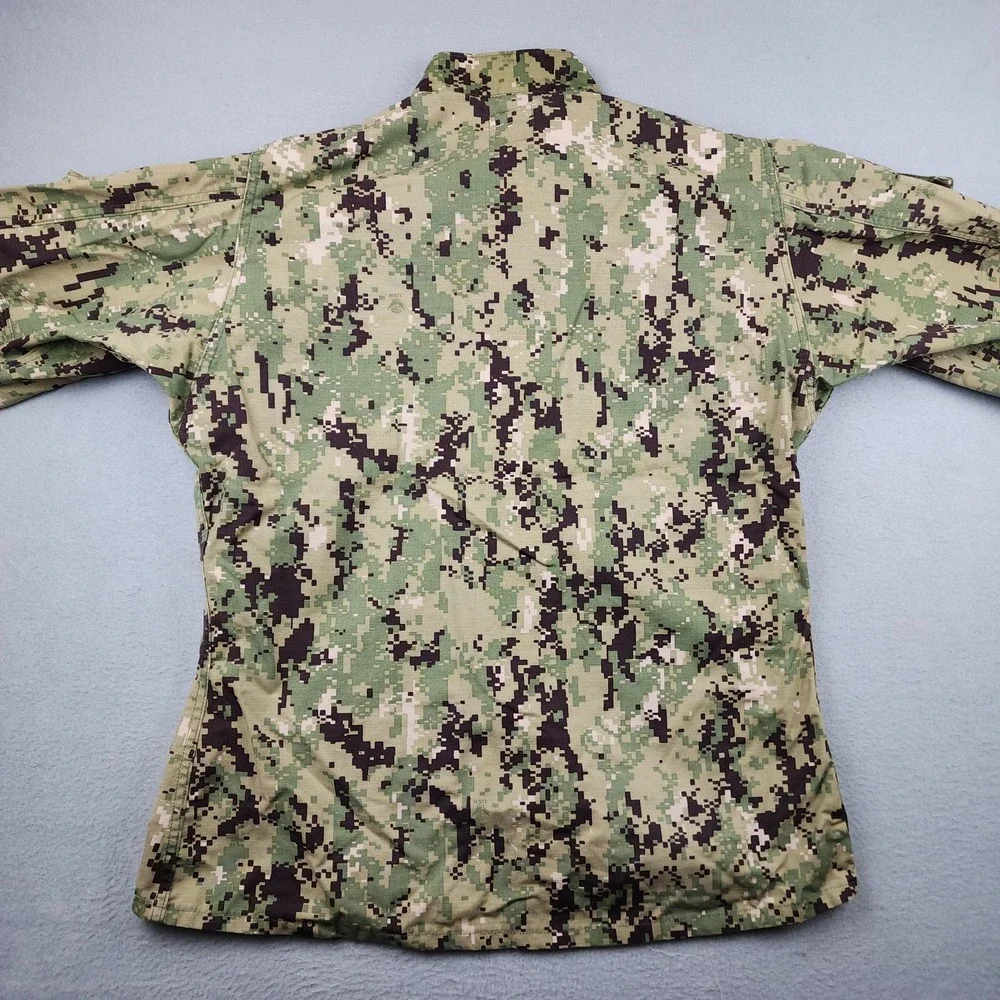 U.S Navy Blouse Medium Reg Working Uniform Type III NWU Seals Military Camo READ